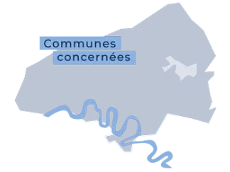 Carte des communes concernées par les BAC